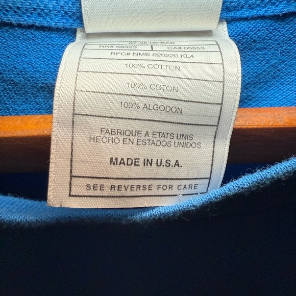 Nike Vintage Men's Blue Shirt with 90s Logo T-Shirt Size XL - Picture 3 of 9